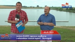 Jezioro KUKSY zaprasza wędkarzy i miłośników letnich kąpieli - Dzierzgoń - 09.07.2013