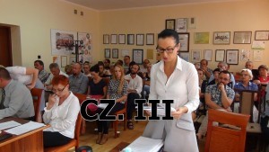 WOJCIECH DEMKO I MIROSŁAW ŻYWICKI ZABIERAJĄ GŁOS NA TEMAT SWOJEGO ZWOLNIENIA. VIII SESJA RADY MIEJSKIEJ W DZIERZGONIU – 27.08.2015