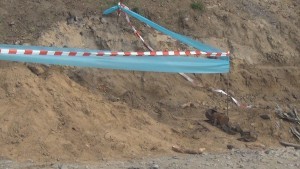 Malbork: na placu budowy znaleziono szczątki żołnierza z czasów II Wojny Światowej – 28.09.2015