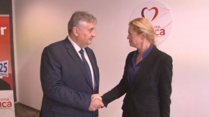 Poparcie dla Jerzego Śniega