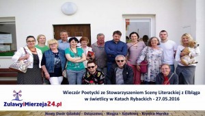 Wieczór Poetycki ze Stowarzyszeniem Sceny Literackiej z Elbląga  w świetlicy w Kątach Rybackich - 27.05.2016