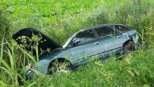 Rybina. Groźny wypadek na drodze 502. Droga zablokowana - 18.07.2016