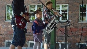 Jacek Gałązka wystapił w duecie z córką Marysią. Nowy Dwór Gd - 07.08.2016