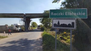 Korki w Malborku i Sztumie będą mniejsze. Wiadukt na wylocie z Elbląga na Malbork powstanie do 30 listopada. Sprawdź postęp prac - 05.08.2016