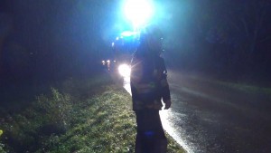 Dachowanie opla astry w Pietrzwałdzie. Deszcz, śliska nawierzchnia przyczyną wypadku? – 08.10.2016