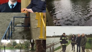 Cofka. Alarm przeciwpowodziowy. Nowodworski Raport Służb Mundurowych - 13.10.2016