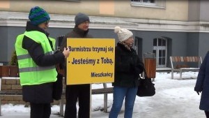 Protest mieszkańców przeciwko Antoniemu Fili - 20.01.2017