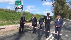 Sztum: Przecięli wstęgę, kończąc pierwszy etap remontu ul. Kochanowskiego – 29.08.2017