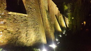 Nowa iluminacja i plany na kolejne inwestycje przy bulwarze w Malborku – 09.11.2017