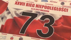 Dla uczczenia wolności. XXVII Bieg Niepodległości w Malborku - 11.11.2017