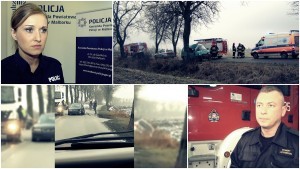 Śmiertelny wypadek w Złotowie. Samochód uderzył w drzewo, zginął pasażer. Weekendowy raport malborskich służb mundurowych – 18.12.2017