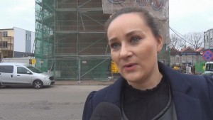 Remont wieży ciśnień na Placu Słowiańskim w Malborku okiem kamery.