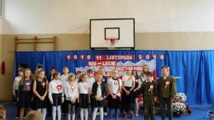 Obchody 100. rocznicy odzyskania niepodległości przez Polskę w ZSP Drewnica