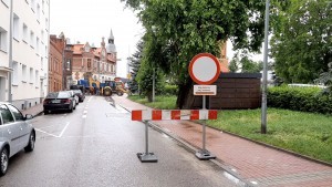 Zmiana organizacji ruchu przy wieży ciśnień w Malborku