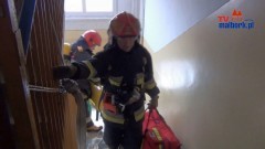 Malbork: Ćwiczenia Straży Pożarnej przy ul. Jagiellońskiej - 27.02.2013