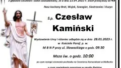 Zmarł Czesław Kamiński. Miał 49 lat.