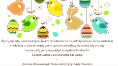 Życzenia wielkanocne Starosty Sztumskiego i Przewodniczącego Rady Powiatu.
