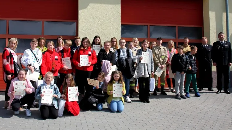 Sztum. Rozstrzygnięto konkurs Wiedzy Pożarniczej. Poznajcie laureatów.