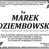 Zmarł Marek Dziembowski. Miał 17 lat.