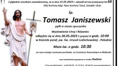 Zmarł Tomasz Janiszewski. Żył 68 lat.