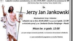 Zmarł Jerzy Jan Jankowski. Żył 69 lat.