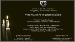 Kondolencje Starosty Malborskiego, Zarządu Powiatu Malborskiego i radnych Powiatu Malborskiego.