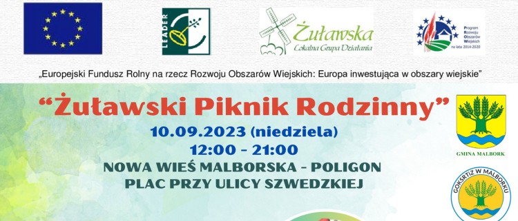 Gmina Malbork zaprasza na Żuławski Piknik Rodzinny oraz Bieg i Marsz NW.