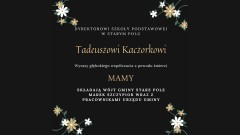 Kondolencje Wójta Gminy Stare Pole i pracowników Urzędu Gminy.