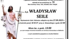 Zmarł Władysław Seile. Żył 70 lat.