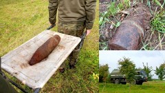 Krowa na pastwisku wykopała niebezpieczne znalezisko – pocisk artyleryjski z II wojny światowej.