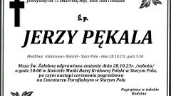 Zmarł Jerzy Pękala. Miał 75 lat.