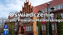 Odwołanie z funkcji skarbnika powiatu, wykryto nieprawidłowości - Oświadczenie Zarządu Powiatu Malborskiego z dnia 7 listopada 2023 r.