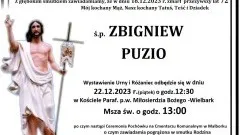 Zmarł Zbigniew Puzio. Miał 72 lata.