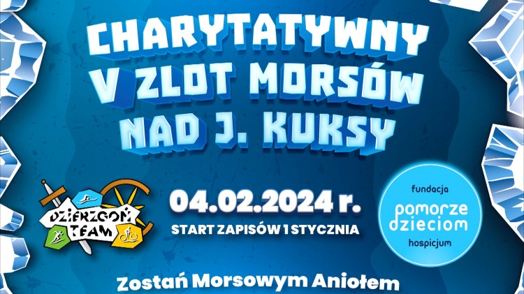 Dzierzgoń. Zostań Morsowym Aniołem – charytatywny zlot morsów nad…