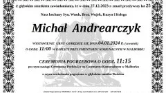Odszedł Michał Andrearczyk. Miał 25 lat.