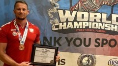 Sztum. Spotkanie z brązowym medalistą Mistrzostw Świata Firefighter Challenge Piotrem Spiżewskim.
