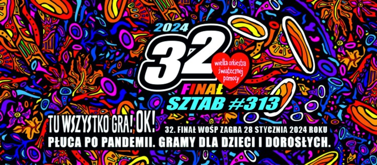 Sztab WOŚP Nowy Staw zachęca do wspólnej orkiestrowej zabawy.