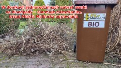 W domkach jednorodzinnych zabrali worki na bioodpady – alarmuje mieszkaniec. Urząd Miasta Malborka odpowiada.
