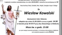 Zmarł Wiesław Kowalski. Żył 84 lata.