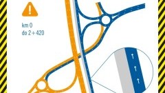Uwaga Kierowcy! AmberOne Autostrada A1: W środę 25 września rozpoczął się remont w okolicach węzła Rusocin.