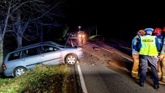 Powiat sztumski. Dwie osoby w szpitalu po czołówce w Gronajnach. 