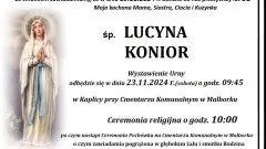 Zmarła Lucyna Konior. Miała 58 lat.