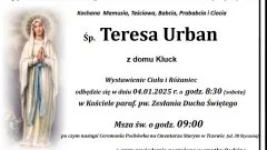 Zmarła Teresa Urban. Miała 87 lat.