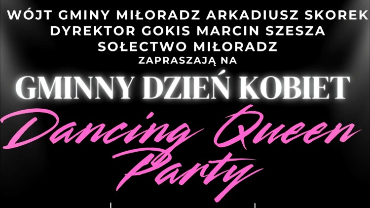 Gmina Miłoradz. Dzień Kobiet w stylu ABBA – ruszyły zapisy na wyjątkowy wieczór.