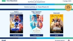 Kleks i wynalazek Filipa Golarza, Dalej jazda i Sonic 3. Szybki jak błyskawica. Zapraszamy do Bezgotówkowego Kina Objazdowego w Malborku