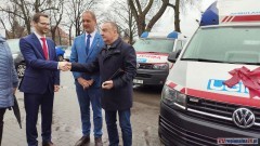 Firma Leier sprezentowała kolejną karetkę dla malborskiego szpitala. Wideo i zdjęcia 
