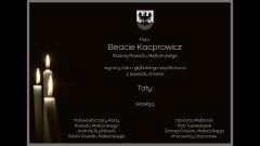 Kondolencje Zarządu Powiatu Malborskiego, Rady Powiatu Malborskiego i pracowników starostwa. 