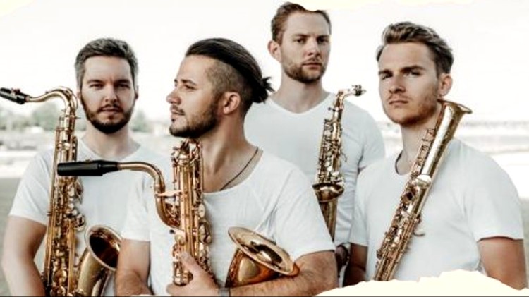 Saksofon w najlepszej formie – koncert i warsztaty z The WHOOP Group w Państwowej Szkole Muzycznej w Malborku.