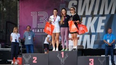 Katarzyna Rumińska z Malborka ze srebrem w kategorii P25–29 podczas sobotnich startów JBL Triathlon Sieraków 2025