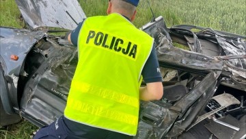 Tragiczny wypadek pod Sztumską Wsią - nie żyje 43-letni kierowca.